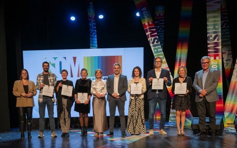 Durant l’acte s’han reconegut sis iniciatives impulsades pel sector turístic amb el lliurament dels Premis Jordi Cartanyà.